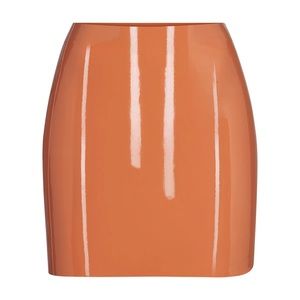 New! SKIMS Latex Mini Skirt (BRONZE) SOLD OUT ONLINE